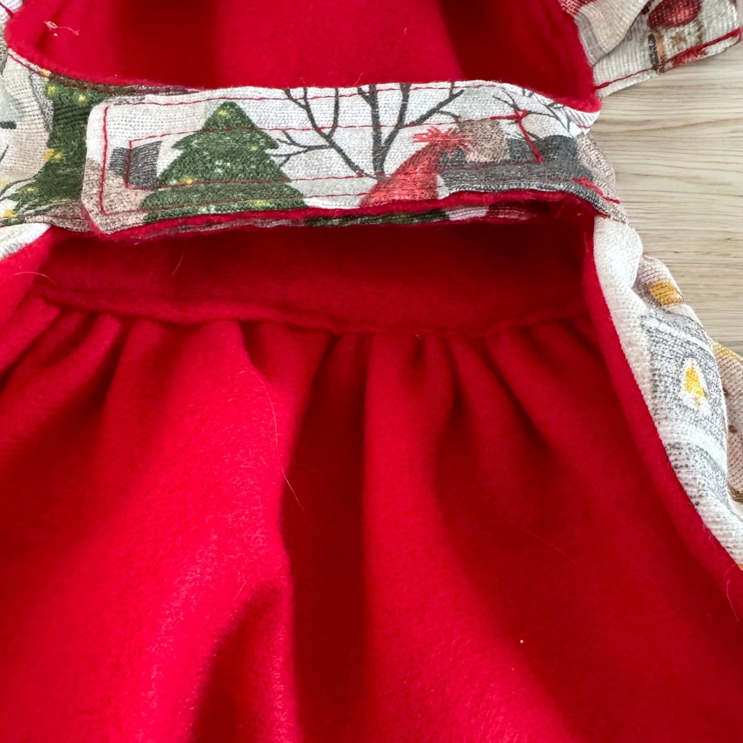 Vestido Villa Navidad con Forro Interno de Polar