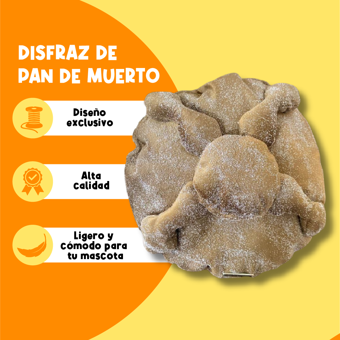 Disfraz de Pan de Muerto Perrina