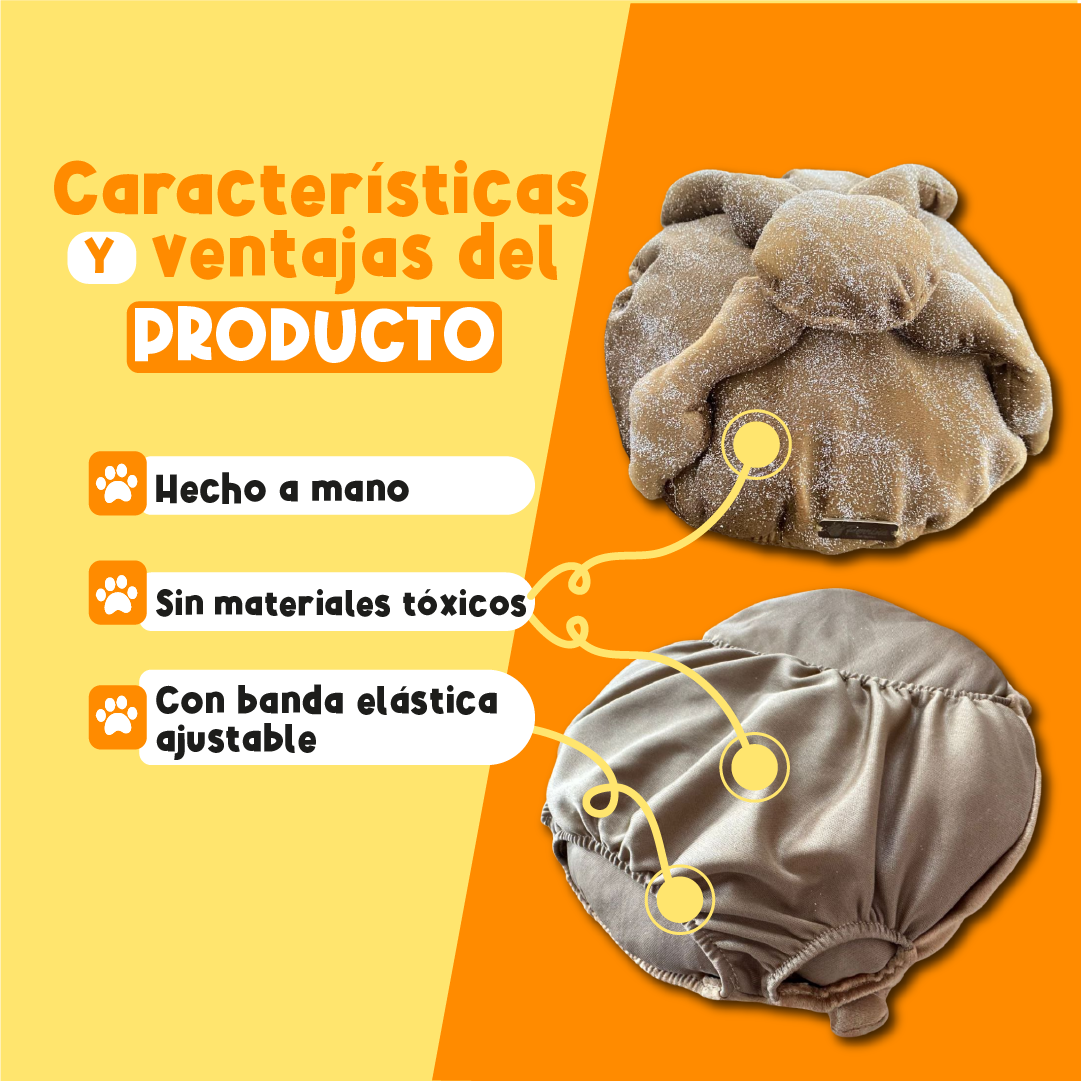 Disfraz de Pan de Muerto Perrina