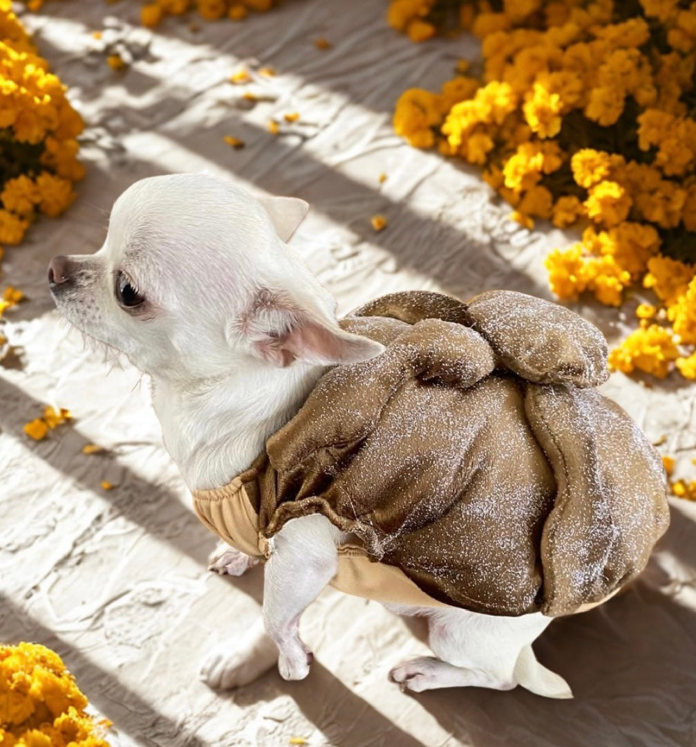 Disfraz de Pan de Muerto Perrina