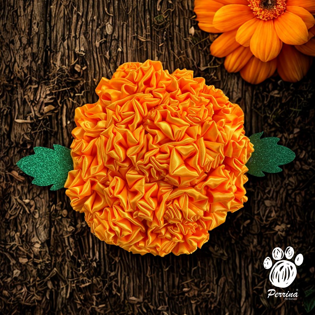 Disfraz de flor de cempasúchil / día de muertos