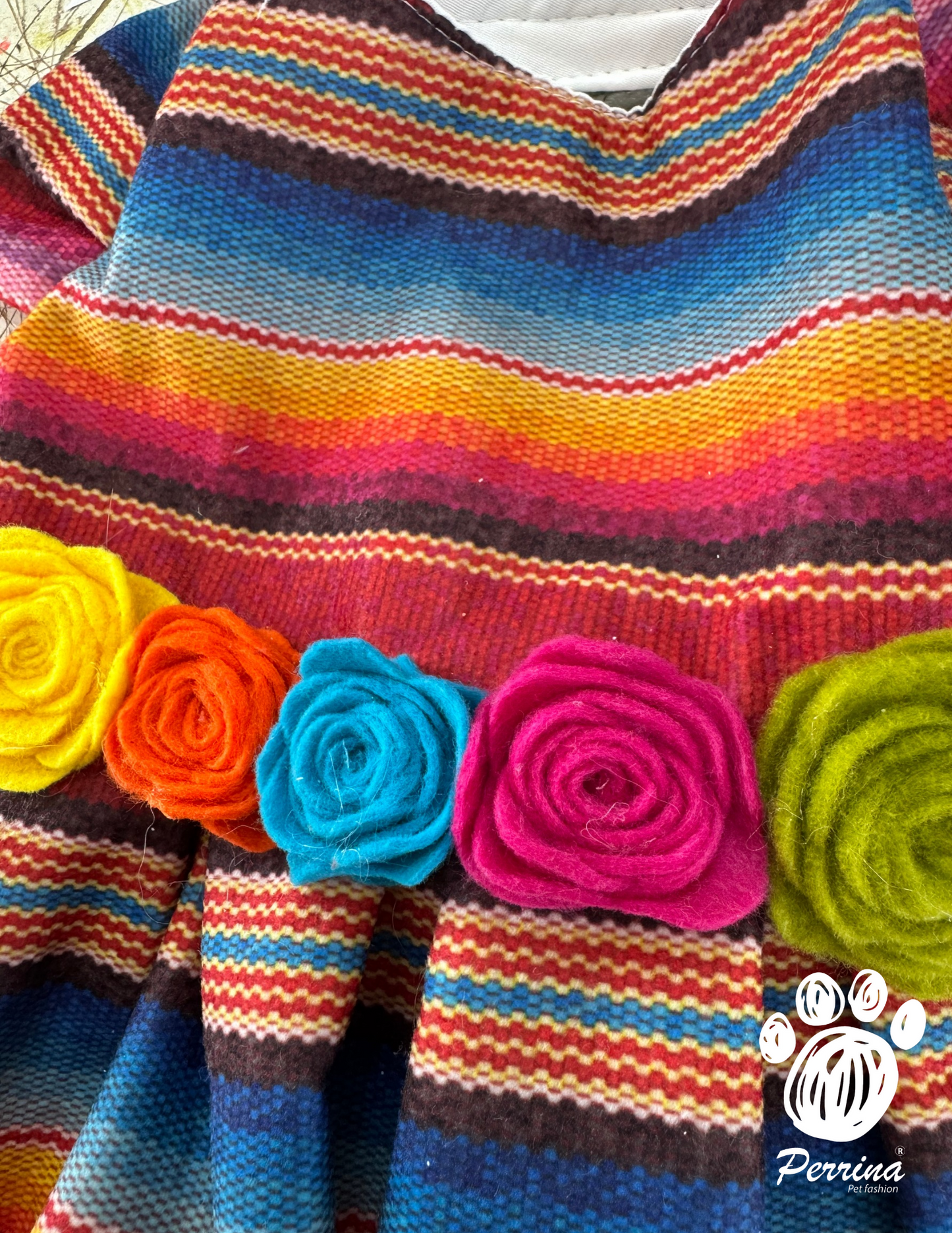 PERRINA VESTIDO DE ZARAPE PARA PERRO Y GATO TODAS LAS TALLAS