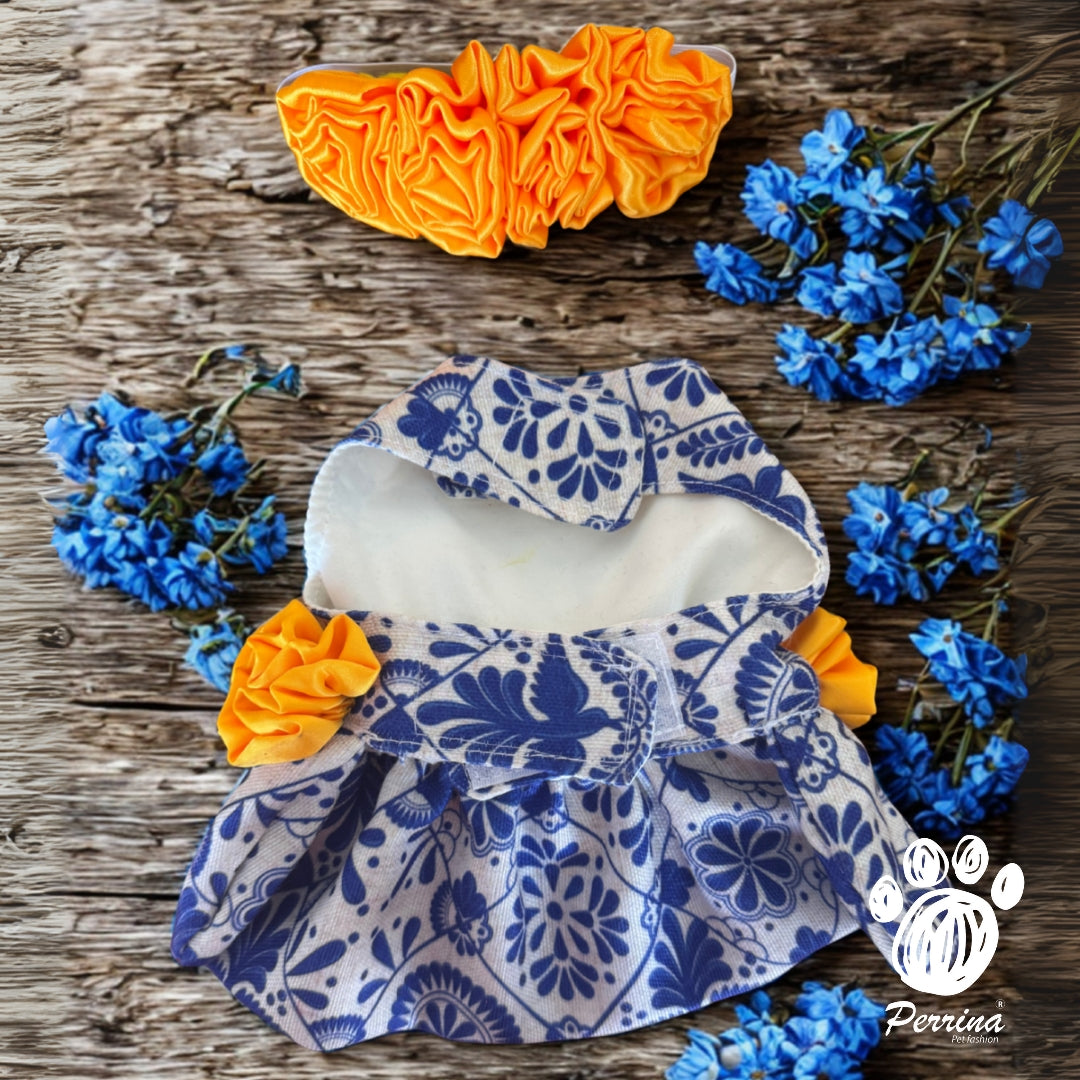 PERRINA DISFRAZ DE TALAVERA PARA PERRO Y GATO TODAS LAS TALLAS
