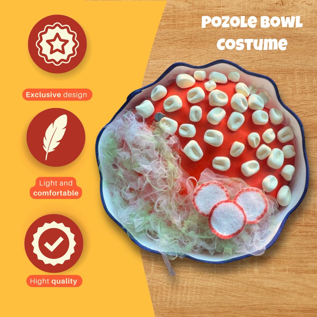 Disfraz de Pozole Hecho a Mano