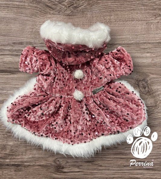 Abrigo Térmico Navidad Rosa
