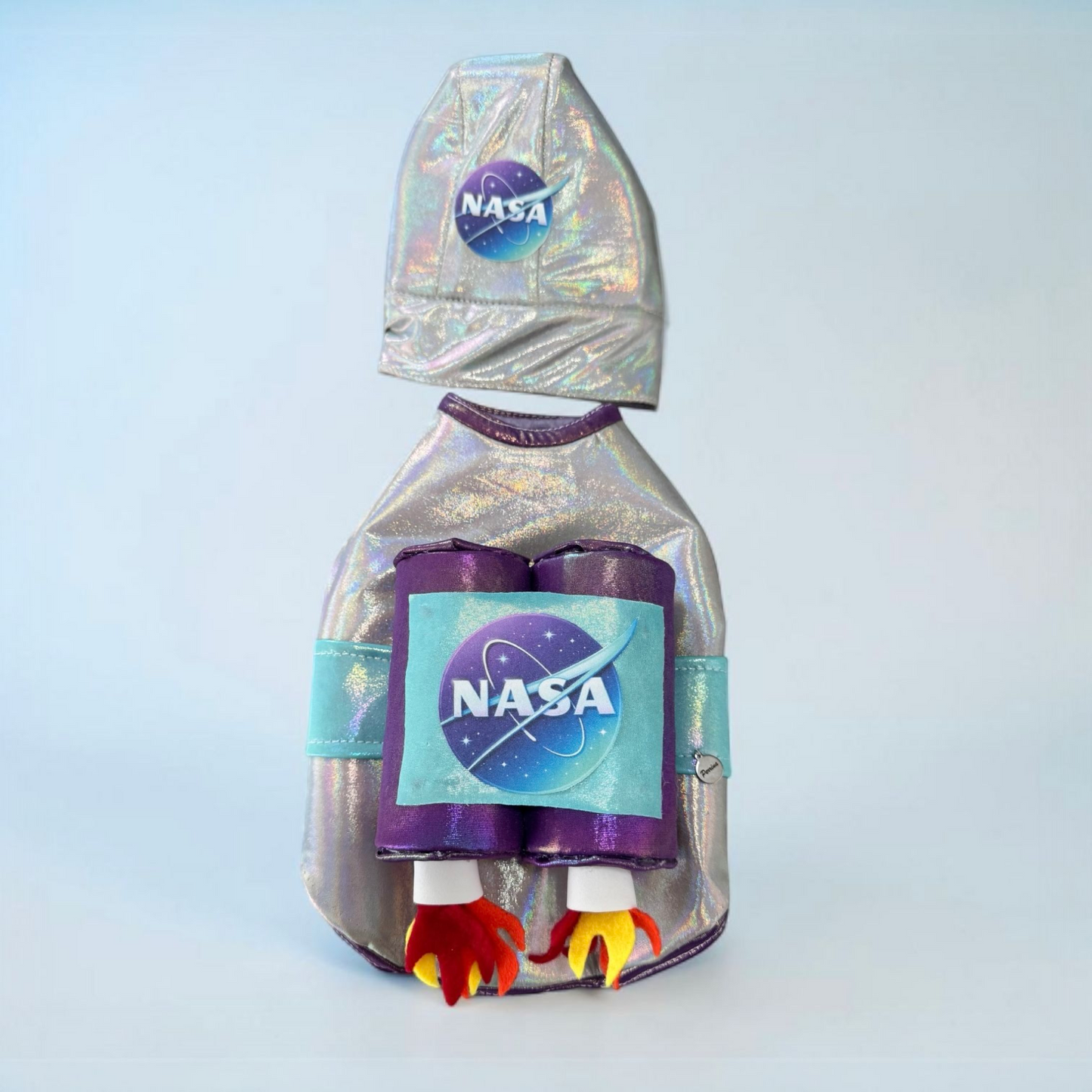 PERRINA disfraz de astronauta con cohetes para perros y gatos razas chicas medianas y grandes