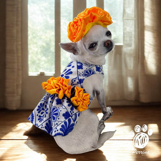 PERRINA DISFRAZ DE TALAVERA PARA PERRO Y GATO TODAS LAS TALLAS