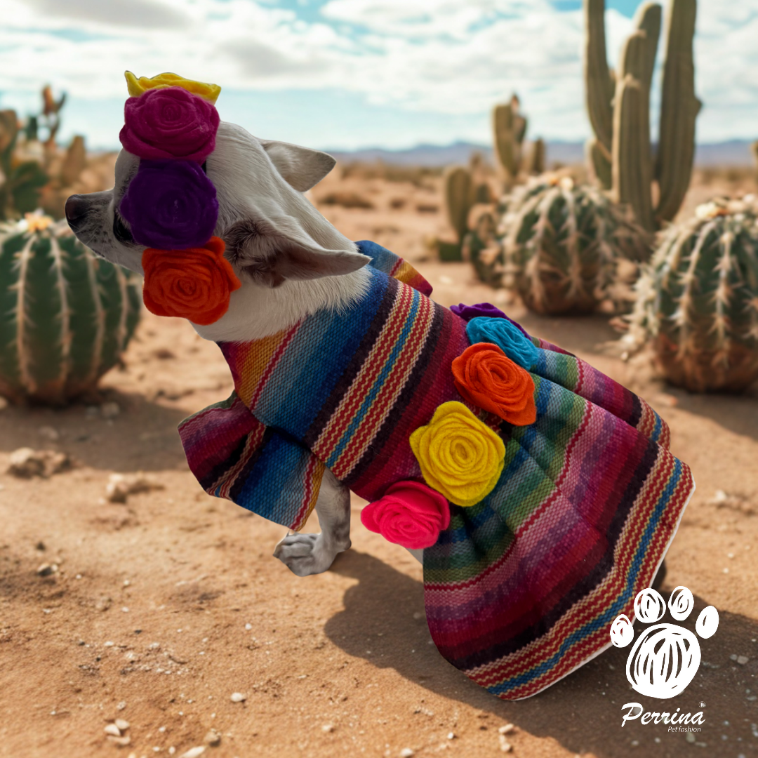 PERRINA VESTIDO DE ZARAPE PARA PERRO Y GATO TODAS LAS TALLAS