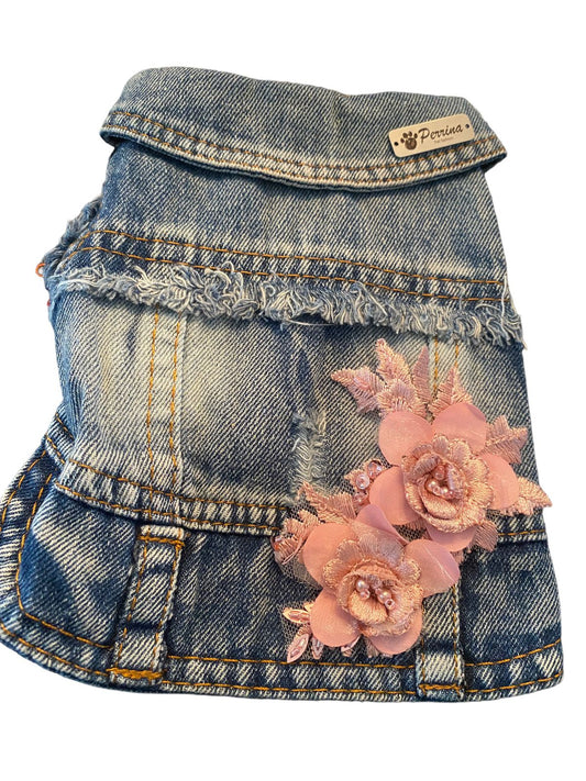 CHALECO DENIM PINK